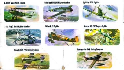 Коробка FROG F212 Hawker Tempest Mk.5 Fighter-bomber, Rovex Models and Hobbies, 1974-77